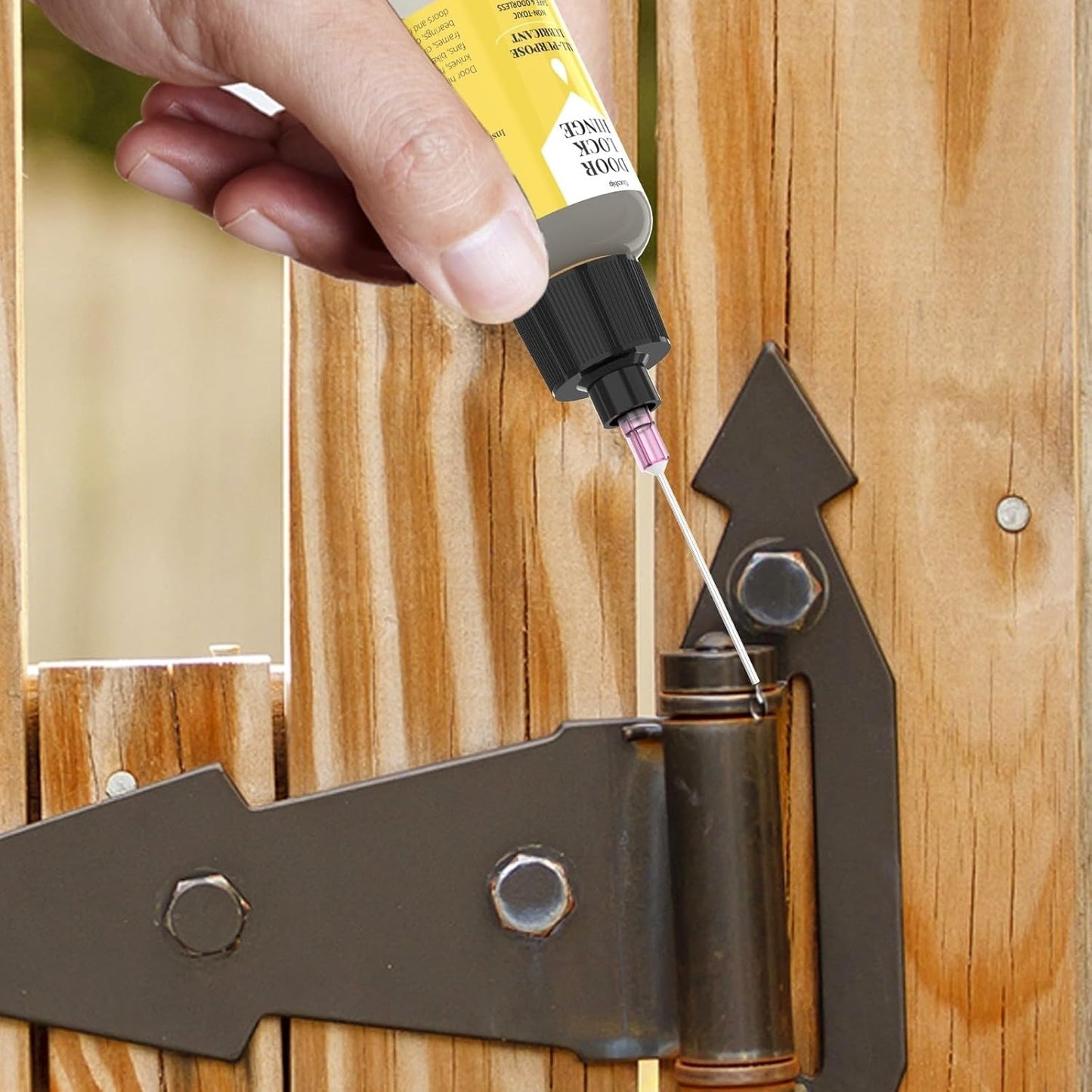 Qucship Door Hinge Lubricant - 1 oz Needle Oiler for Smooth Operation | Ideal for Locks & Tools