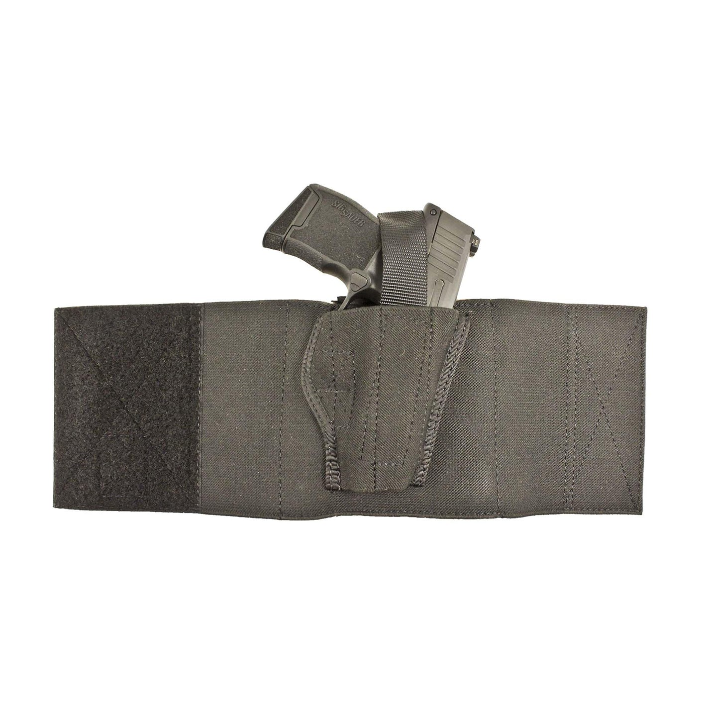DeSantis Apache Ankle Holster - Compatible with the GLOCK 26/27/29/30/36/43, BRTA Nano, Sig P250/P320SC, S&W M&P CPT 9/40, Taurus PT111/140 G2 Mil/G2S/G2C, Walther PPS/M2/PK380- Right Hand Draw, Black