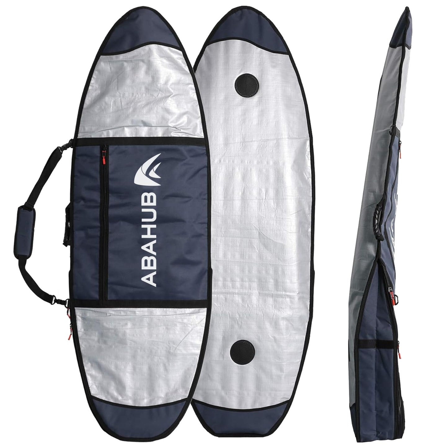 Abahub 6'0 x 22 Surfboard Travel Bag, Foam Padded Day Bag,DarkBlue