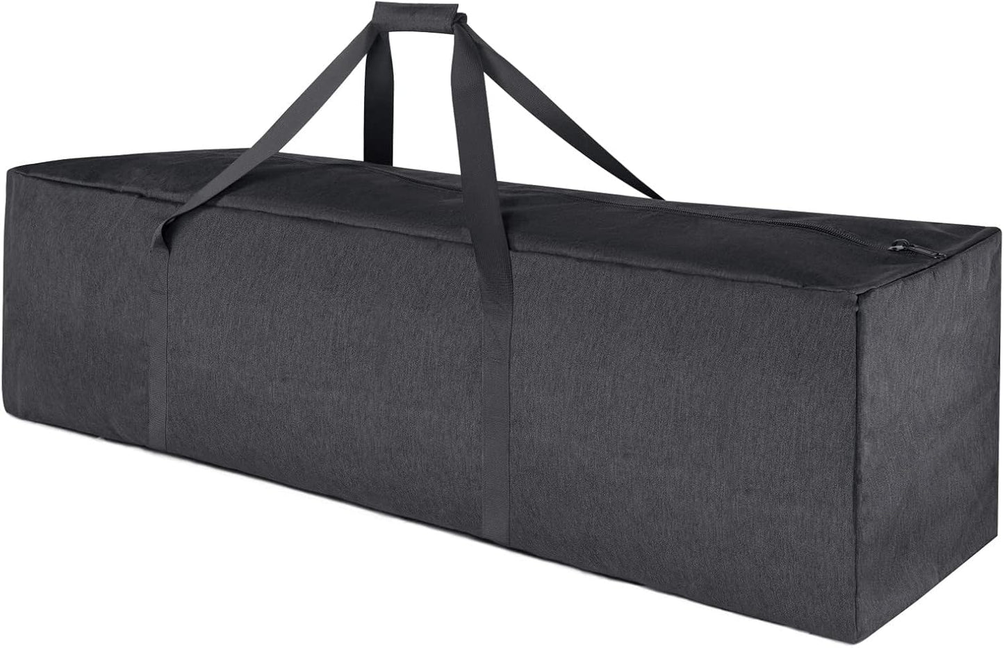 TOPDesign Extra Large Zippered Duffel Bag - 46 Inch Waterproof Travel & Sports Storage (Grey)