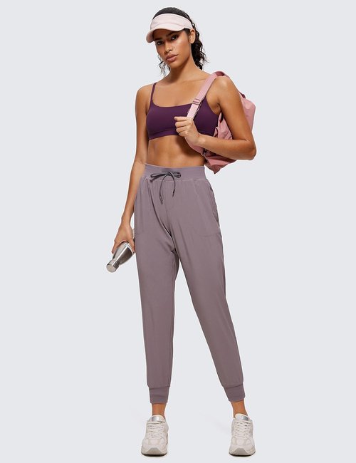 CRZ YOGA Sports Bras for Women - Butterluxe Adjustable Spaghetti Strap Wireless Crop Top