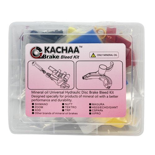 Brake Bleed Kit for Shimano, Tektro, Magura, Hayes – Professional Mineral Oil Bicycle Brake Bleeding Tool Set for MTB & Road Bikes
