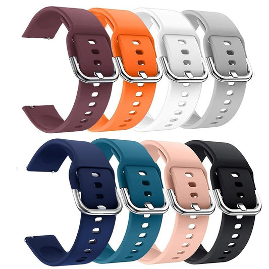 XINGMALY 8-Pack Silicone Bands for Spade & Co Health Smartwatch 4 Watch Band Smart Watch, Soft Comfortable Sport Straps for Men and Women