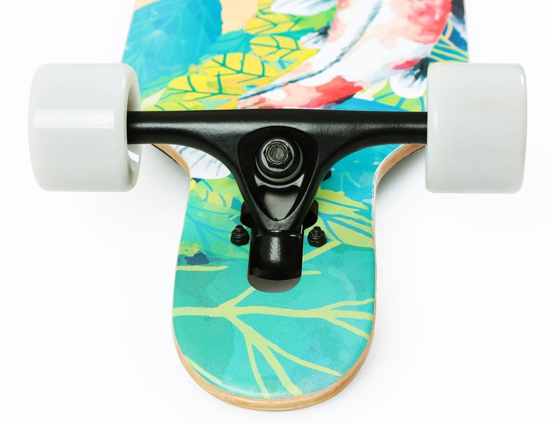 VOLADOR Urban Freeride Pro Longboard| Adaptive Cruiser 42inch| North America Maple| Camber Concave Drop Through Longboard Complete| Setup for Urban Commuting (Meditation)