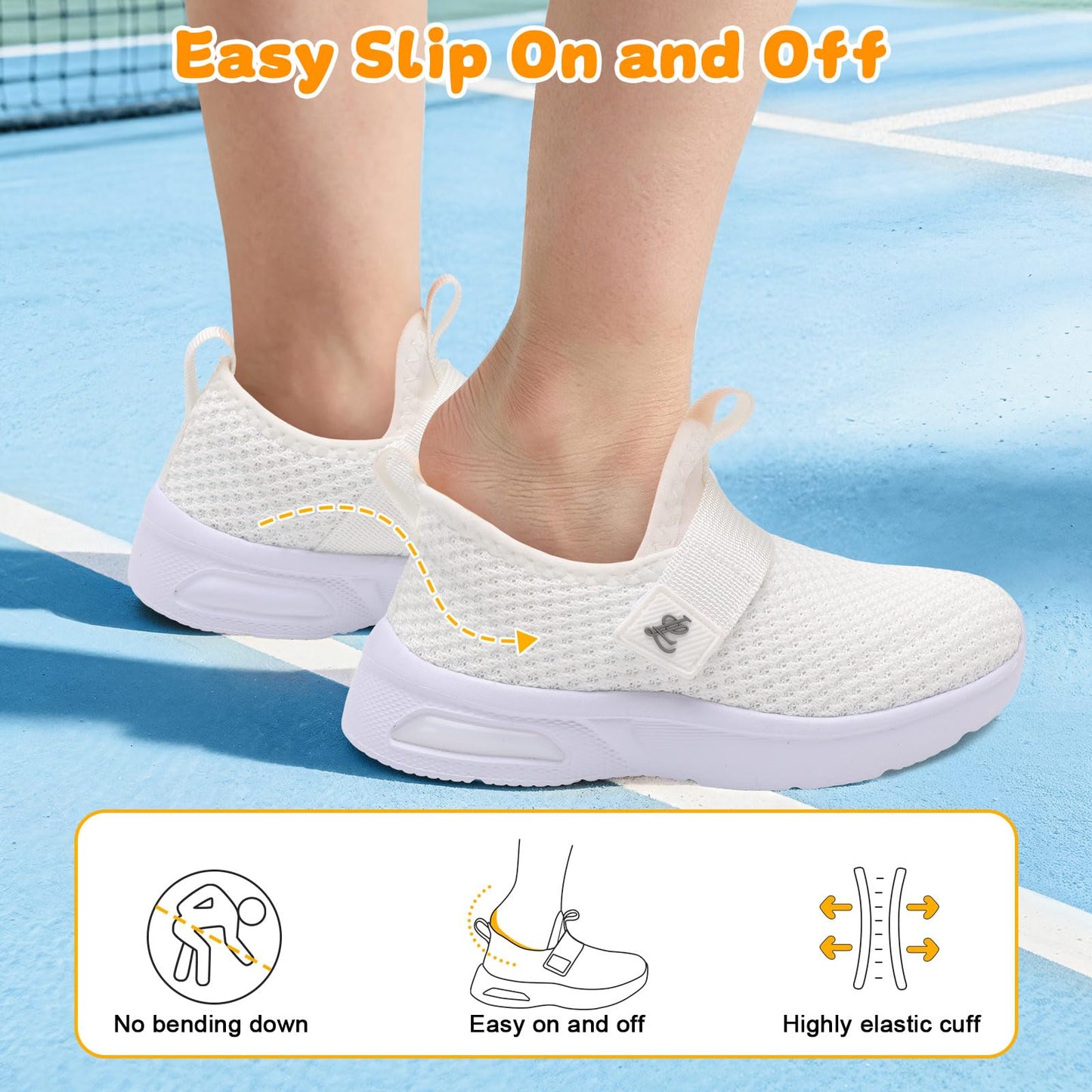 LeIsfIt Toddler Shoes Girls Boys Tennis Shoes Kids Lightweight Sneakers Breathable Athletic Running Walking Shoes White 9 Toddler