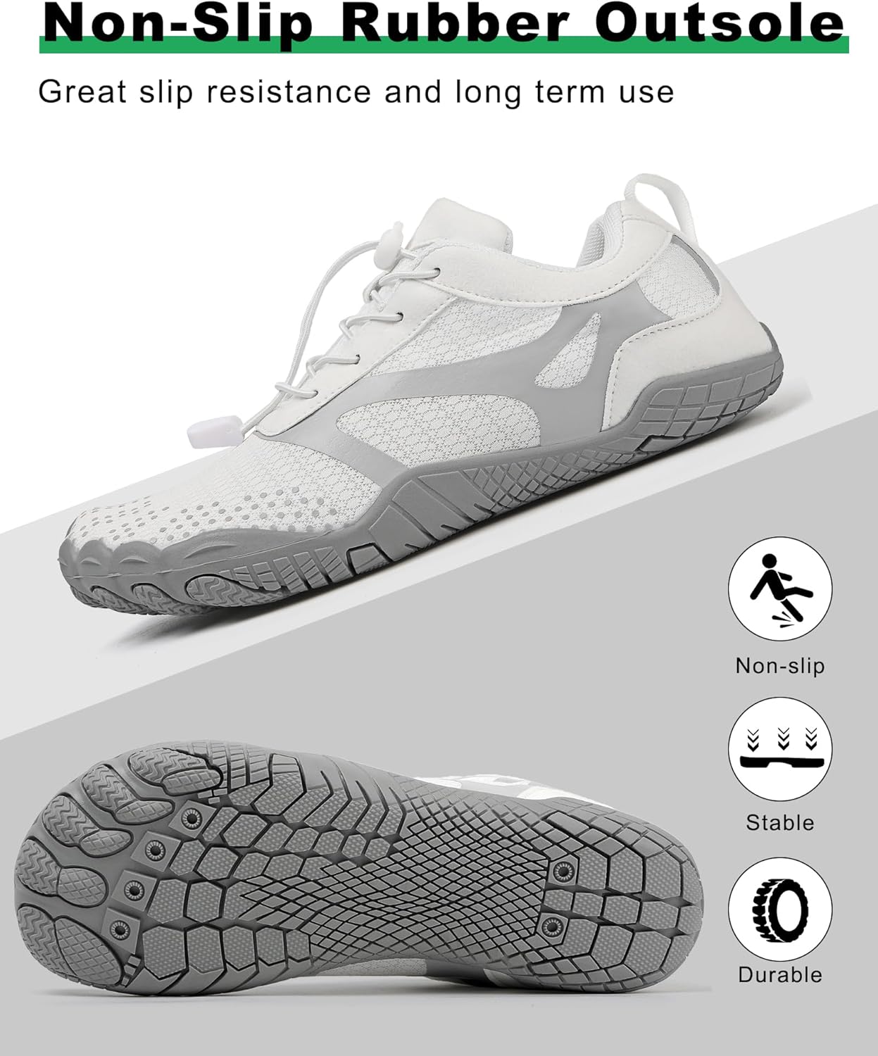 Todaysunny Barefoot Shoes - Minimalist Cross Training Sneakers for Men & Women | Wide Toe Box, Zero Drop