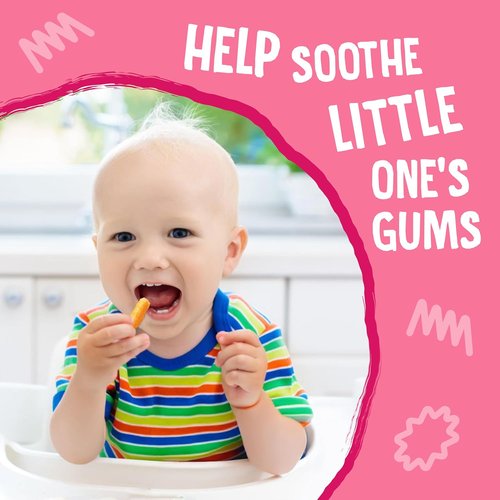 Earth's Best Organic Baby Food - Dissolvable Teething Snacks for Babies 6+ Months | Strawberry Banana Crunchy Sticks, 0.56 oz (Pack of 5)