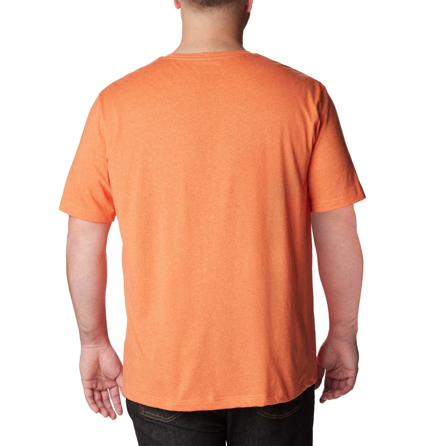 Columbia Men's Thistletown Hills Short Sleeve, Desert Orange Double Dye, 4X Big