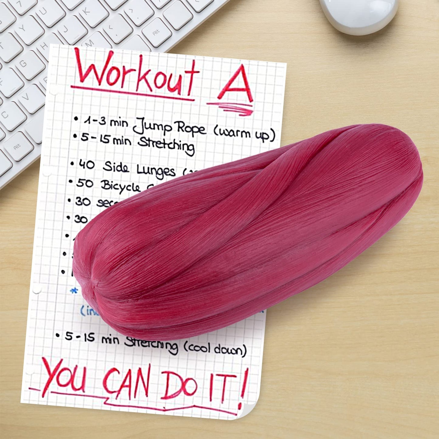 Human Body Muscle Replica Model - 5 lb to Keep Fit & Fitness Encouragement for Fitness Enthusiast, Nutritionist, Athlete