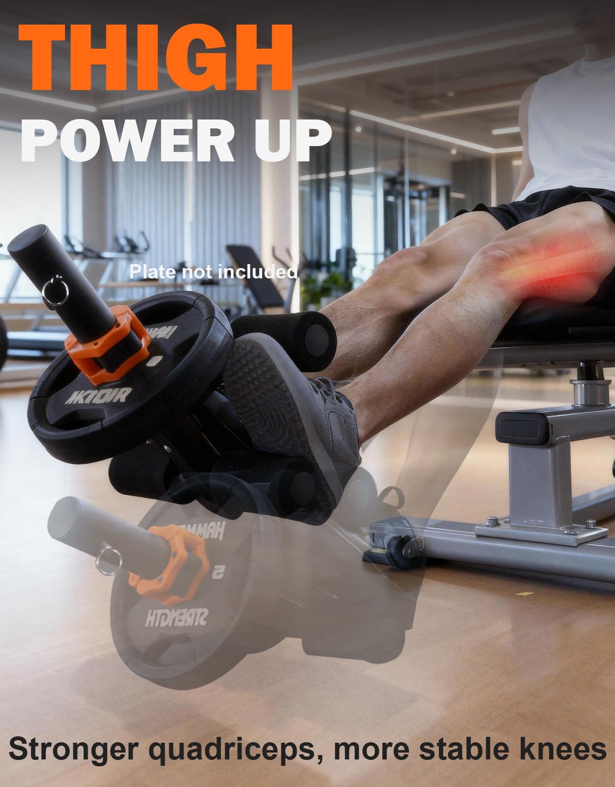 Fitarc Tib Bar, Tibialis Trainer, Tibia Dorsi Calf Raise Machine, Knees Over Toes Equipment for Strengthening Calves/Shins/Ankles, Black, Fits 2" Weight Plates