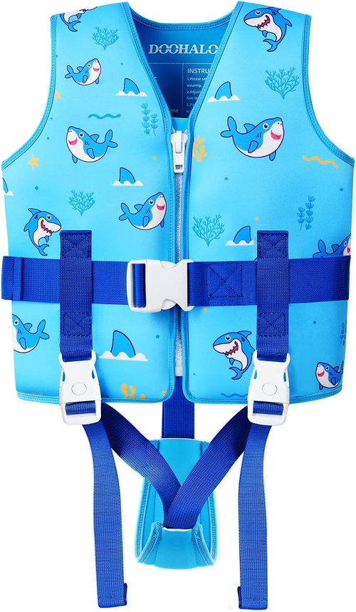 DOOHALO Toddler Swim Vest | Kids Swimming Training Vest for Ages 1-8 | Lightweight & Safe 20-46 lbs