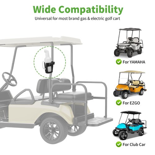 10L0L Universal Golf Cart Sand Bottle with Holder for Yamaha EZGO Club Car, Divots Filler Sand & Seed Bottle