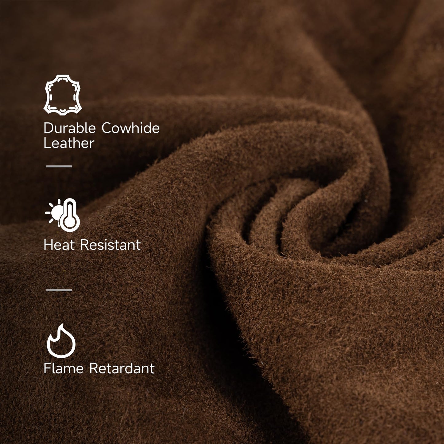 YESWELDER Leather Welding Jacket for Men Women, Heavy Duty welder jacket, Heat Flame Resistant Welding Coat