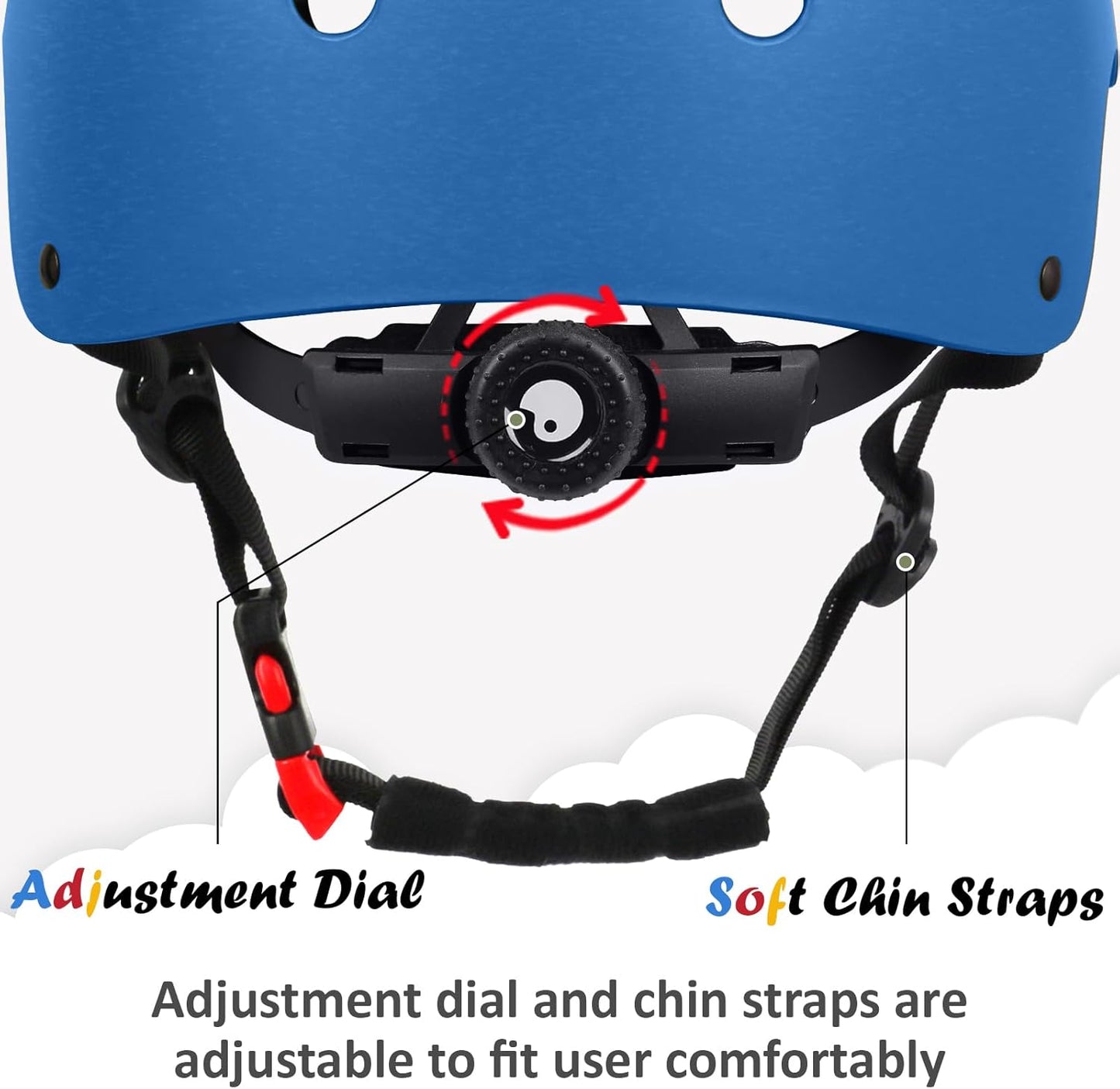 Skiennix Kids Bike Helmet - Adjustable Multi-Sport Design for Toddlers to Youth | 3 Sizes Available