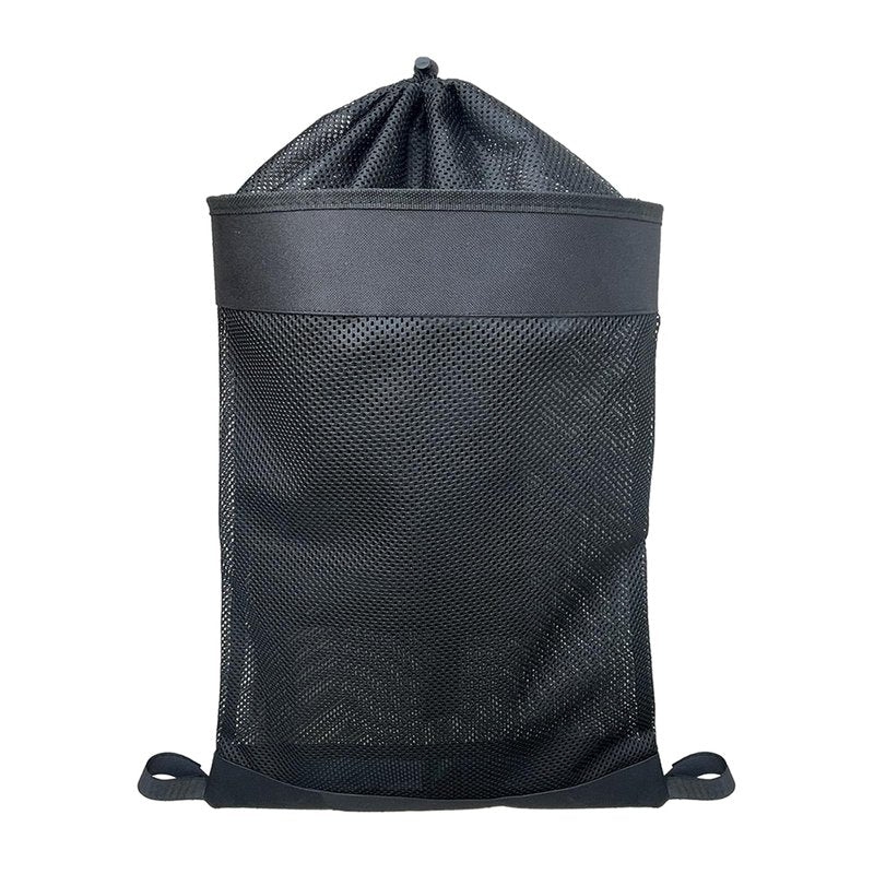 CORECISE Golf Push Cart Storage bag,Golf Cart Organizer, Mesh closure Push Cart Net Mesh Storage Bag,Golf Push Cart Accessories, BLACK