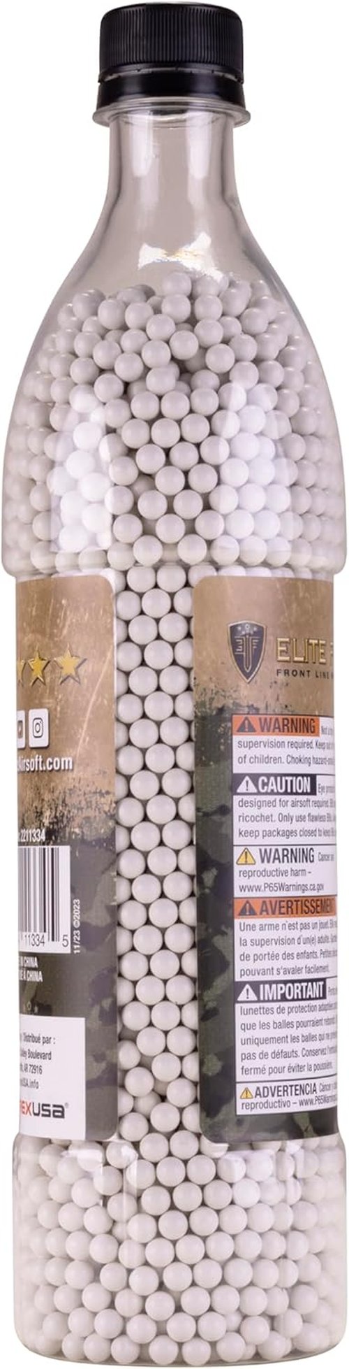 Elite Force 6mm Airsoft BBs - Premium Competition Grade, 4000 Count for Optimal Performance