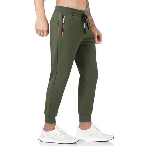 FishM Men's 3 Pack Fleece - Lined Jogger Sweatpants - Warm Thermal Athletic Workout Pants with Zipper Pocket & Drawstring
