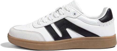 Lucky Step Classic Retro Sneakers - Genuine Leather Casual Tennis Shoes | Anti-Slip Gum Sole