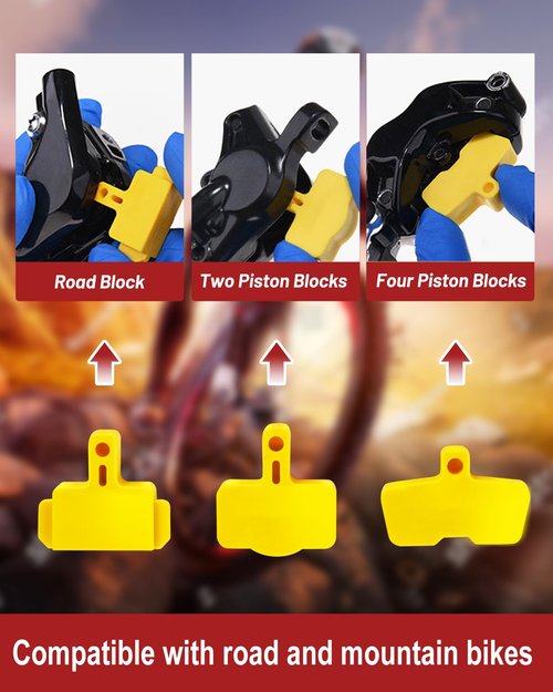 cyctravel Brake Bleed Kit for Shimano, TEKTRO, TRP Hydraulic Disc Brakes, Mountain Brake Bleed Kit Including High Performance Mineral Oil Brake Fluid. (3 * 60ml)