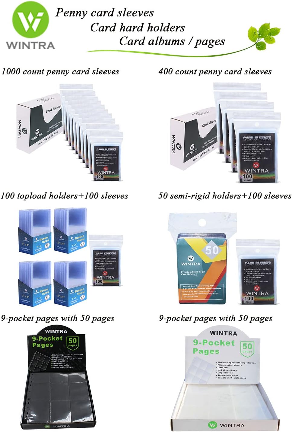 Premium 360 Pockets Black Zippered Playing Card Binder - Durable Trading Card Holder with 20 Sleeves
