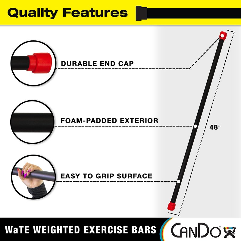 CanDo Jumbo Wate Bar, Tan, 2.5 Pound