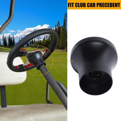 Club Car Precedent Golf Cart Steering Wheel Adapter Hexagon Shape Fit for Club Car Precedent/Tempo/Onward Golf Carts Mounting Hub Durable Aluminum, Fits 5/6 Hole Golf Cart Steering Wheel