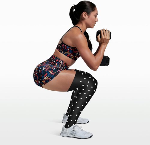 CHARMKING Compression Socks - Knee High Athletic Stockings for Men & Women | 3 Pairs for Running & Cycling