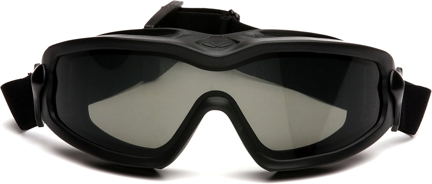 Pyramex Safety Products V2G Plus Safety Glasses - Gray Anti-Fog Dual Lens for Ultimate Protection
