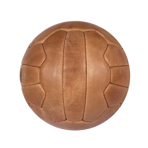 FNine Sports Antique Leather Balls, Vintage Balls Hand Made, (Football Light Brown)