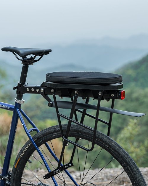 ROCKBROS Foldable Bike Bag for Rear Rack - Durable, Expandable, and Versatile - 5L Capacity