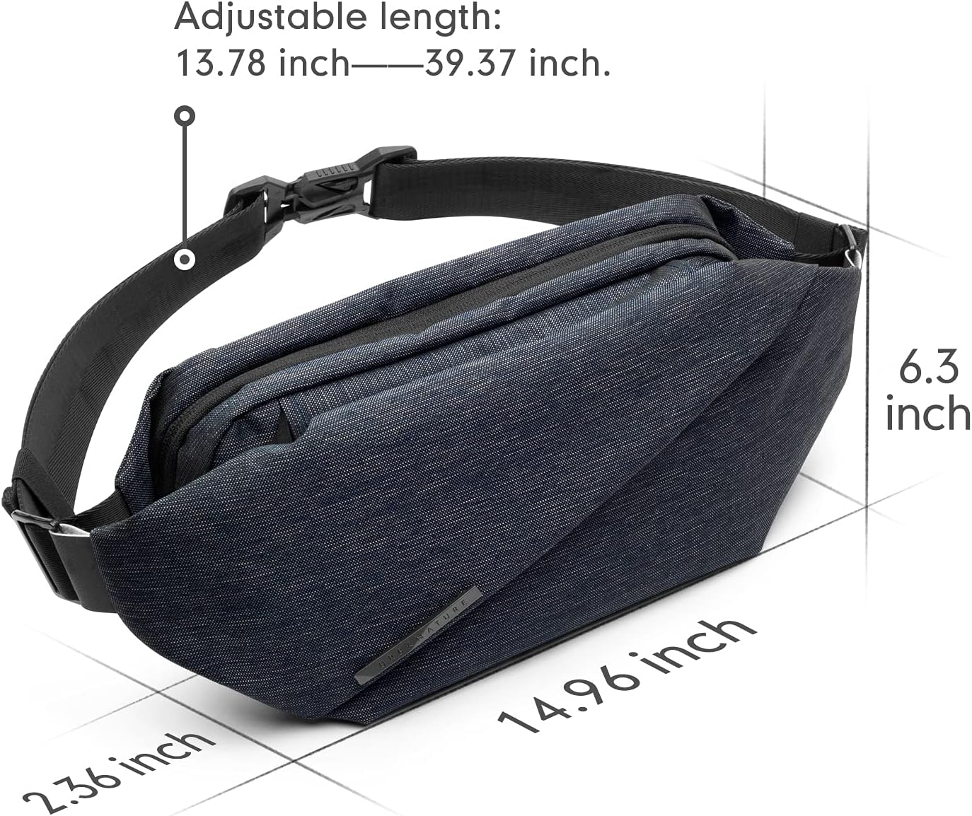 NIID-R0 Sling Bag - Versatile Chest Bag for Men & Women | Crossbody, Shoulder, Fanny Pack for Travel & Gym