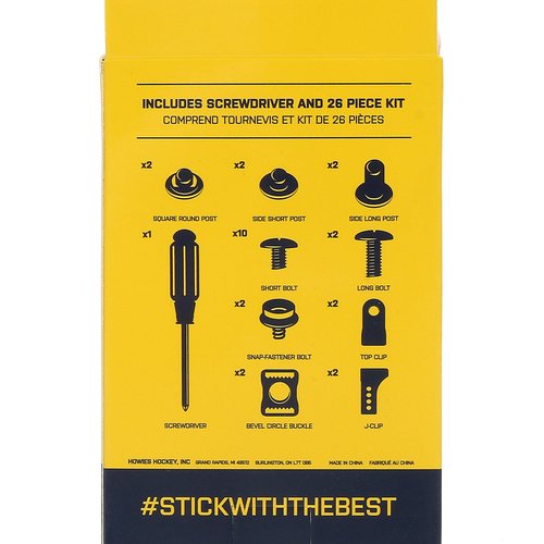 Howies Hockey Helmet Repair Kit - Multi-Sport Tool Kit to Fix Hockey, Football, Baseball and Softball Helmets