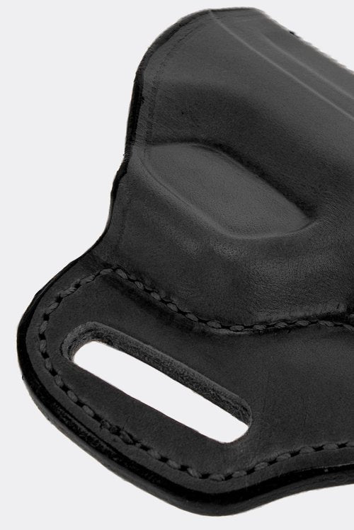 Bianchi 57 Remedy Open-Top Colt Commander Right Hand Holster, Black, 4.25''
