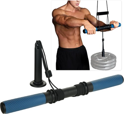GD Hanging Wrist Roller | Forearm Blaster for Strength Training & Injury Prevention - Muscle Building Tool