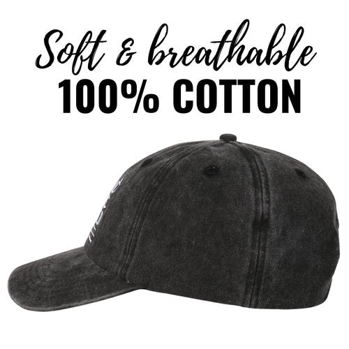 Lacrosse Gifts for Men/Boys, Funny Adjustable Embroidered Hat Cap