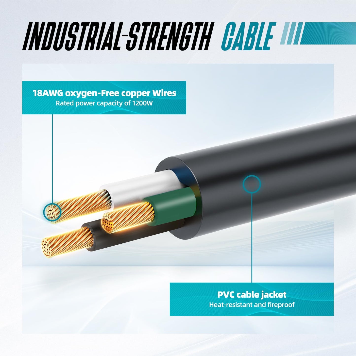 HCK44 Range Hood Power Cord Kit，HILICTOKT Convert Range Hood Hardwire to Plug in Range Hood Parts Compatible with Kenmore、Broan and Other Range Hood