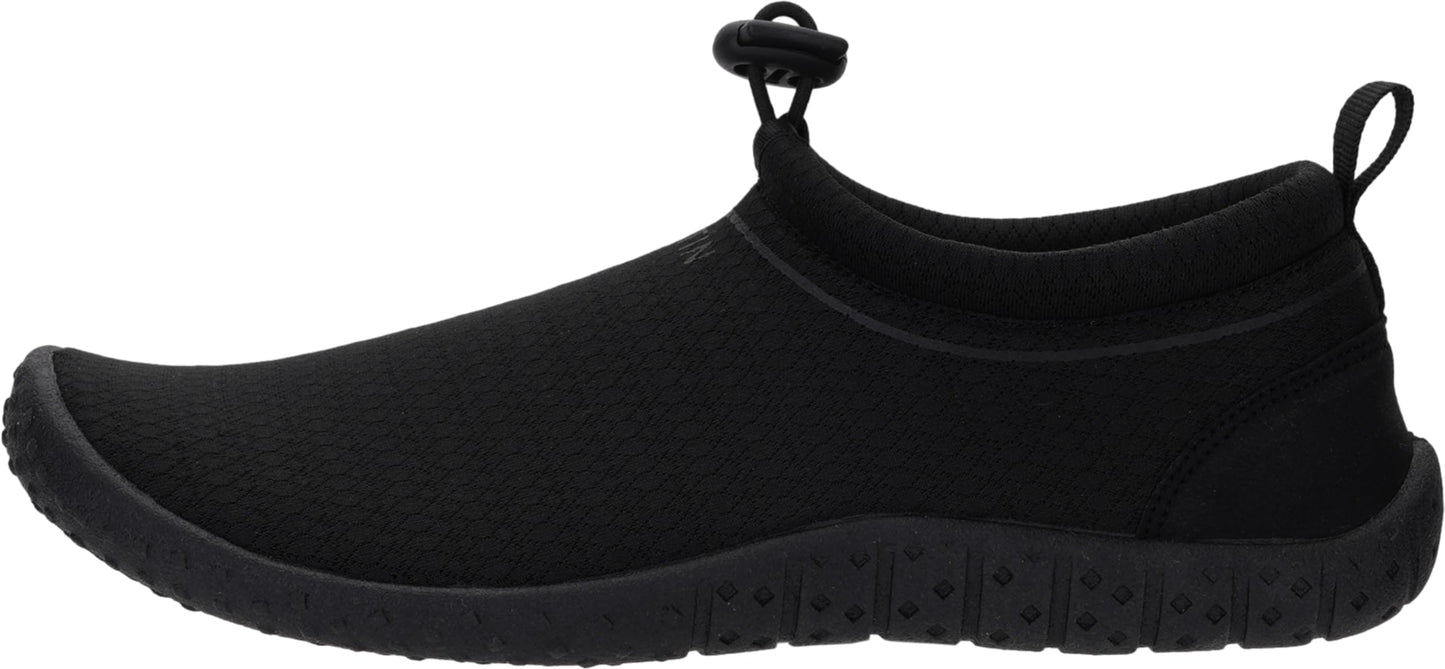 WHITIN Water Shoes for Women Aqua Barefoot Swim Sneakers Beach Minimalist Size 8 Zero Drop Outdoor Surf Boating Kayak Sand Walking Socks All Black 39
