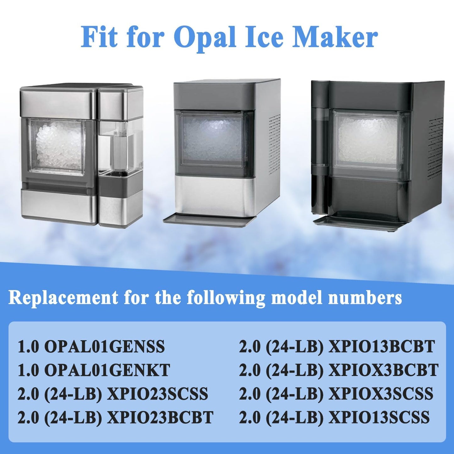 10Pcs Filter Piece Replacement Parts, Fits Ice Maker OPAL01GENSS,OPAL01GENKT, etc