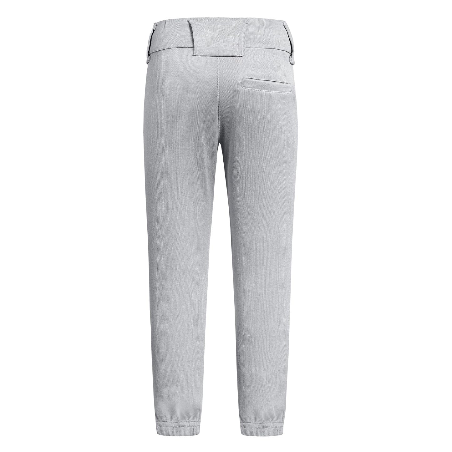 QBK 5T Toddler Baseball Pants Youth Softball Pants Kids Tee Ball Pants for Boy Girl Gray