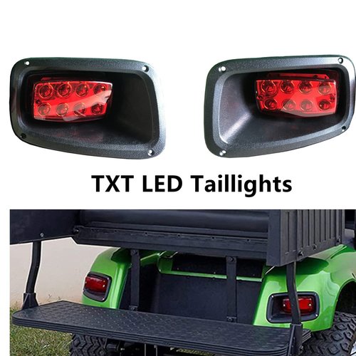 Dr.Acces Golf Cart LED tail Lights taillights for EZGO TXT 1996-2013 Gas and Electric Golf cart