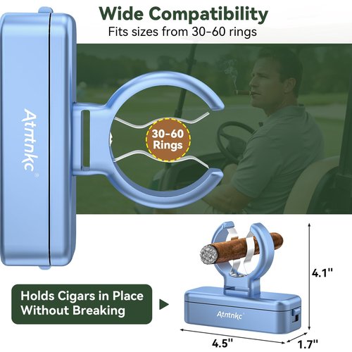 Magnetic Holder Kit for Golf Cart, 5 in 1 Golf Cart Holder with Cutter Draw Enhancer and Punch, No Scratch Design, Glof Cart Accessories & Gift for Men