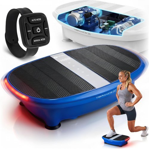 Lifepro Vibration Plate - Whole-Body Vibration Machine with EMS & LED Indicator | Remote Control for Wellness