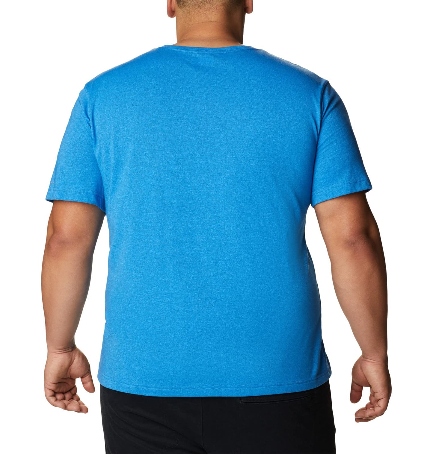 Columbia Men's Thistletown Hills Short Sleeve, Bright Indigo Heather, 6X Big