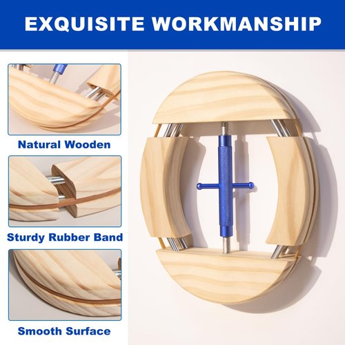 Hat Stretcher 4 Way, Upgraded Hat Stretchers for Fitted Hats, Stretched Size 6 7/8 to 8 1/2, Hats Stretcher Fits All Kind of Caps - Lever Principle Wrench, Extender Widener for Cowboy Baseball Caps