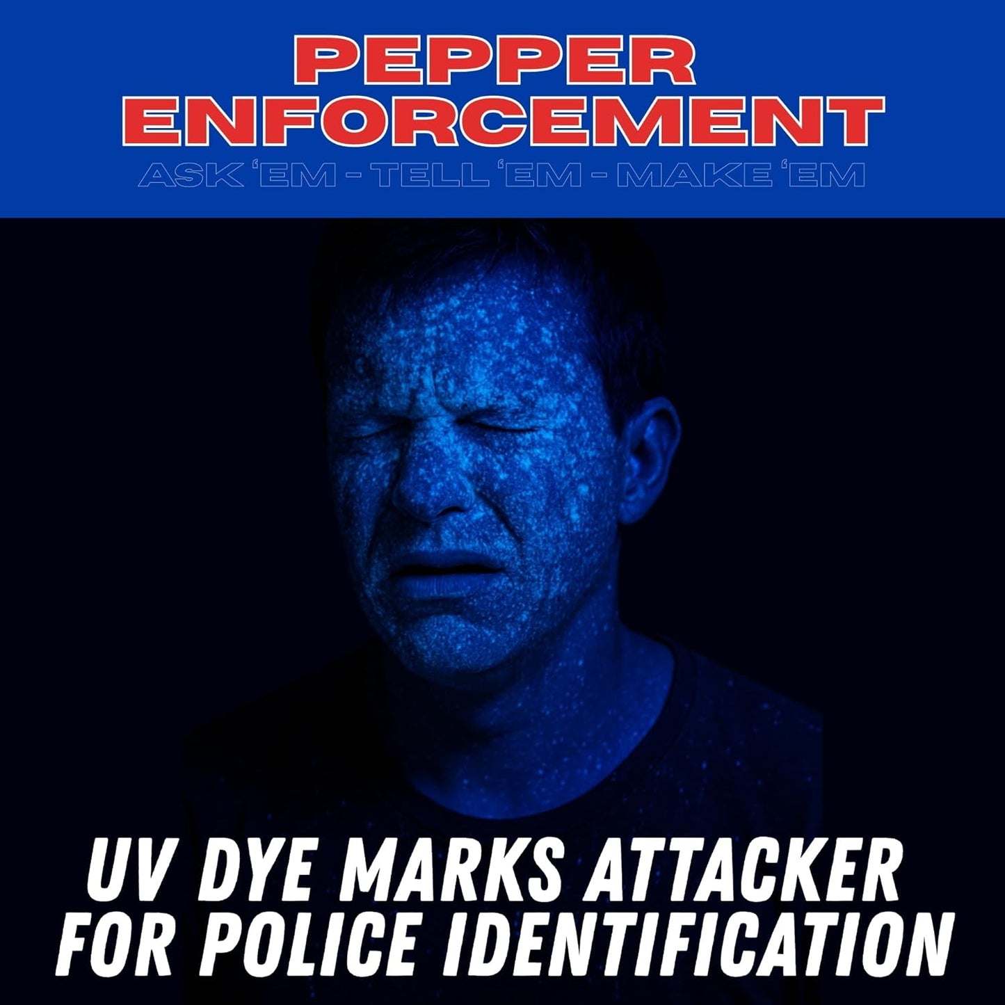 Pepper Spray 4 oz. - Maximum Police Strength OC Formula with Belt Clip Holster for Self Defense