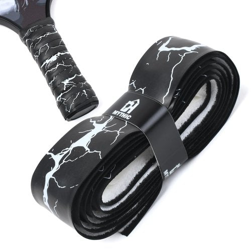DH Mythic Replacement Grip for Pickleball & Tennis | Anti-Slip, Ultra-Durable, Sweat-Resistant Wrap (Lightning, Black)