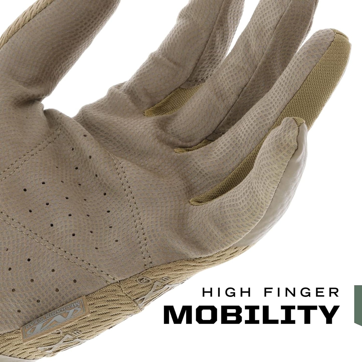 Mechanix Wear Tactical Gloves - High-Dexterity 0.5mm Work Gloves for Airsoft & Utility Use | Brown, Large