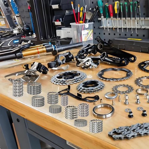 Albedel 5 Sets of 10 Kinds Bike Ball Bearing Headset Retainer Crank Caged Wheel 4mm to 8mm / 1/6” to 1/3“ Repair Accessories