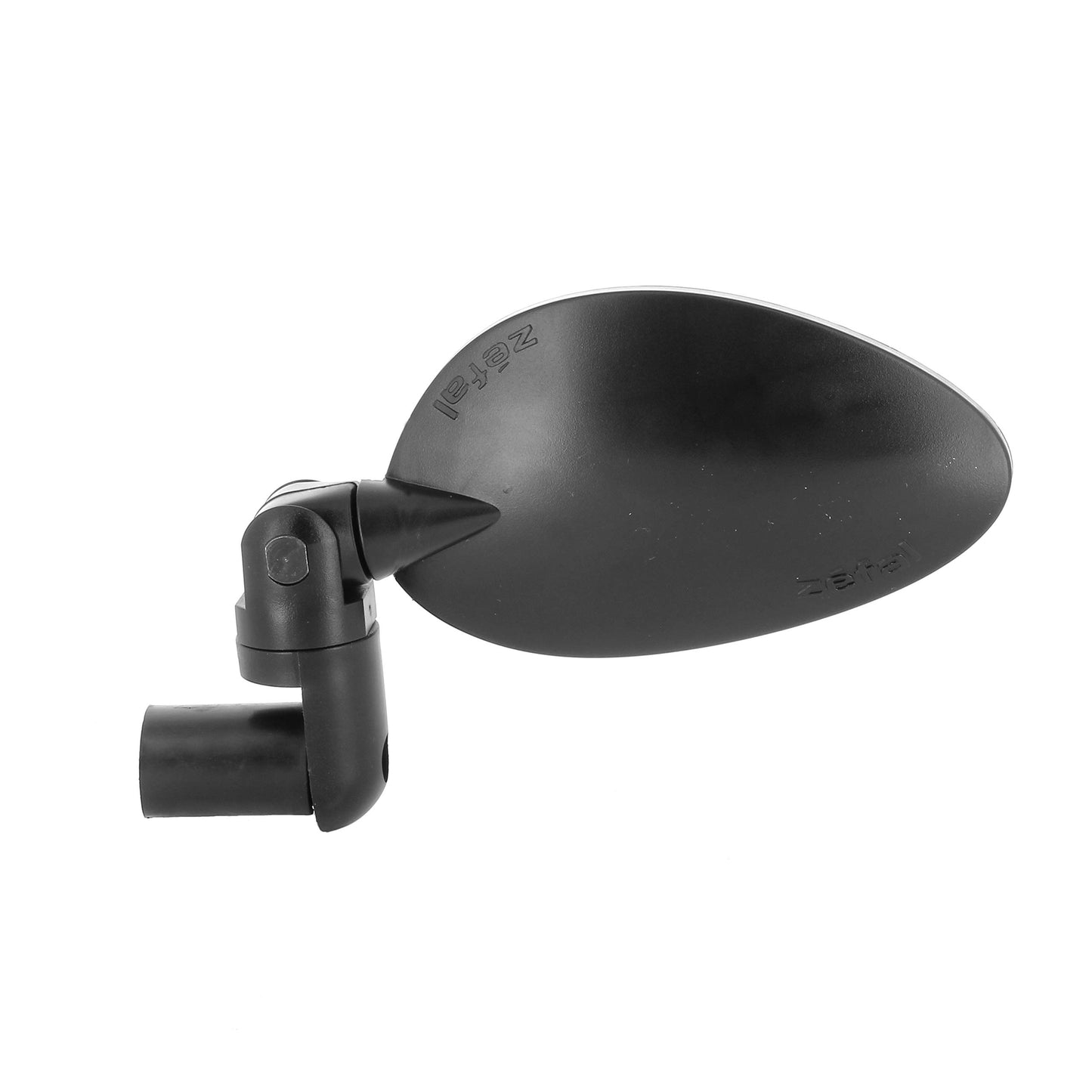 Zefal Cyclop Bar-End Bike Mirror – Foldable Rearview for Road, Hybrid & E-Bikes | 46 cm2 Convex Chrome ABS, Reversible Mount 16–22 mm, 3-Axis Adjustable, 60 g