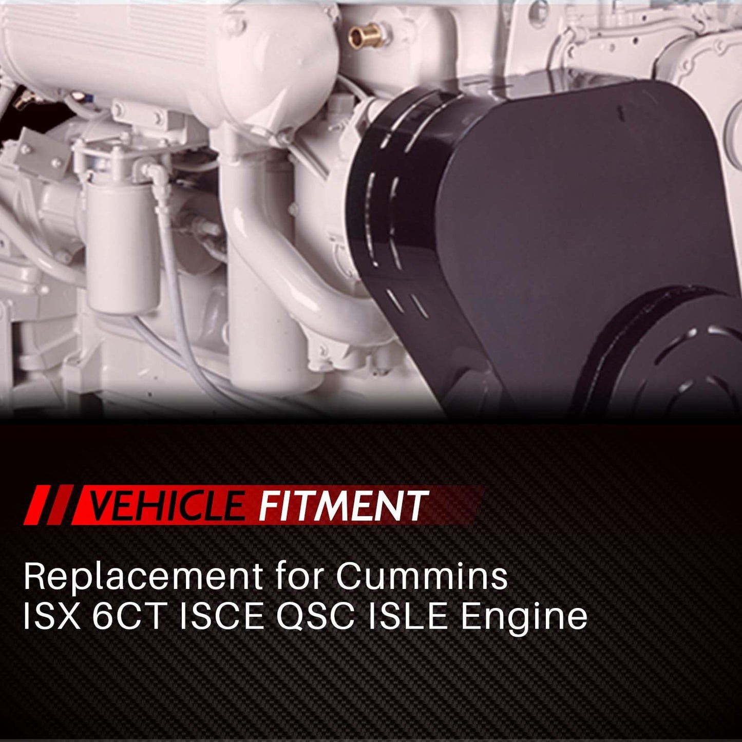 Merautop SJ Air Brake Compressor Cylinder Head 9111539202 4936226 Compatible with Cummins ISX 6CT ISCE QSC ISLE Replaces 3969124 9111539212